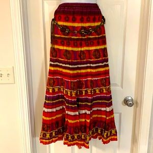 Múltiples, Size L, Multicolored Skirt